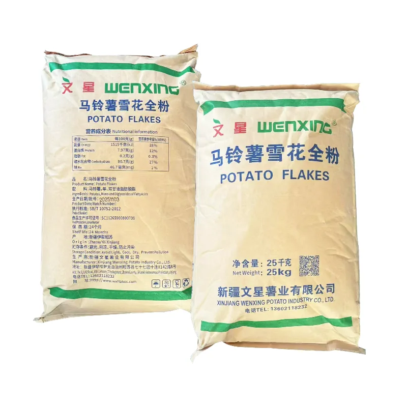 Cozimento Recheio Farinha De Floco De Neve De Batata Desidratada