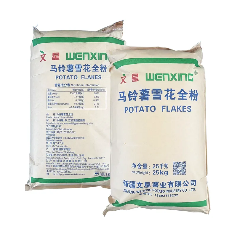 Farinha de floco de neve de batata para comida de conveniência