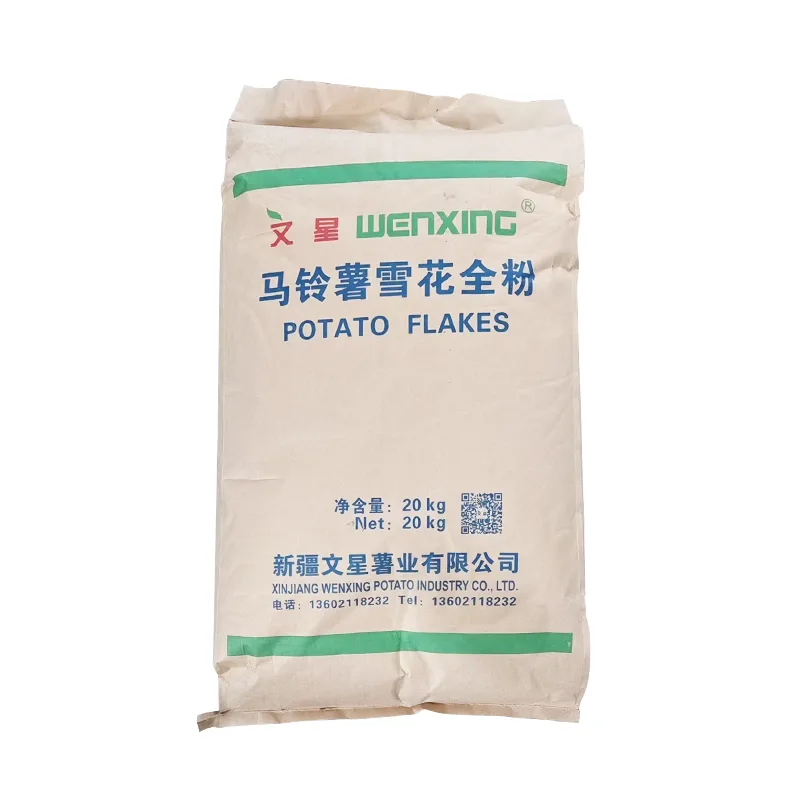 Mingau Instantâneo Aromatizado em Flocos de Batata Instantâneos