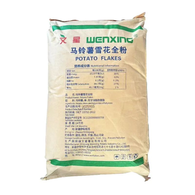 Salsichas e Produtos de Carne Farinha de Batata Floco de Neve